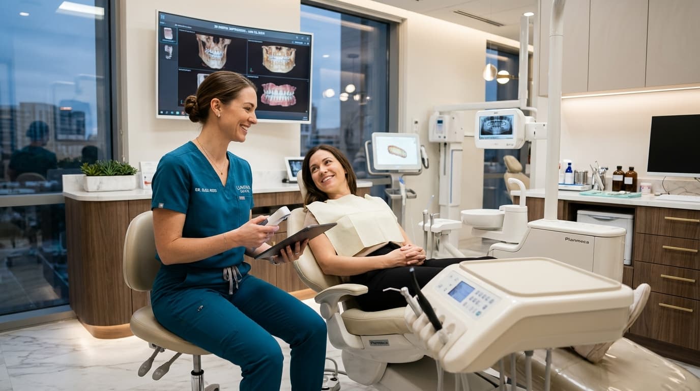 Modern Smile Dental Care consultation room in Butwal